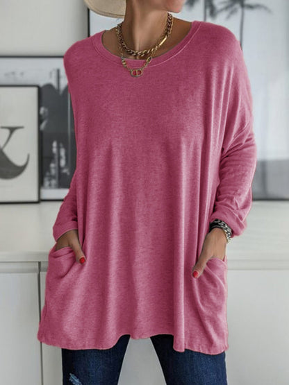 Full Size Round Neck Long Sleeve T-Shirt